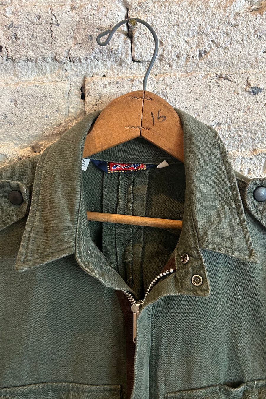 Wesley Supply Co 1970's WW2 Paratrooper Style Jacket in Olive - Notre