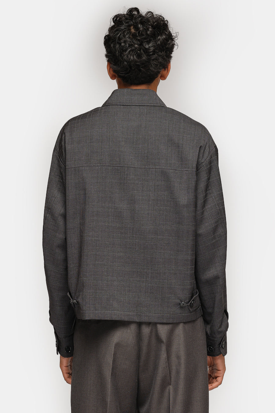 mfpen Mail Jacket in Dark Grey Check - Notre