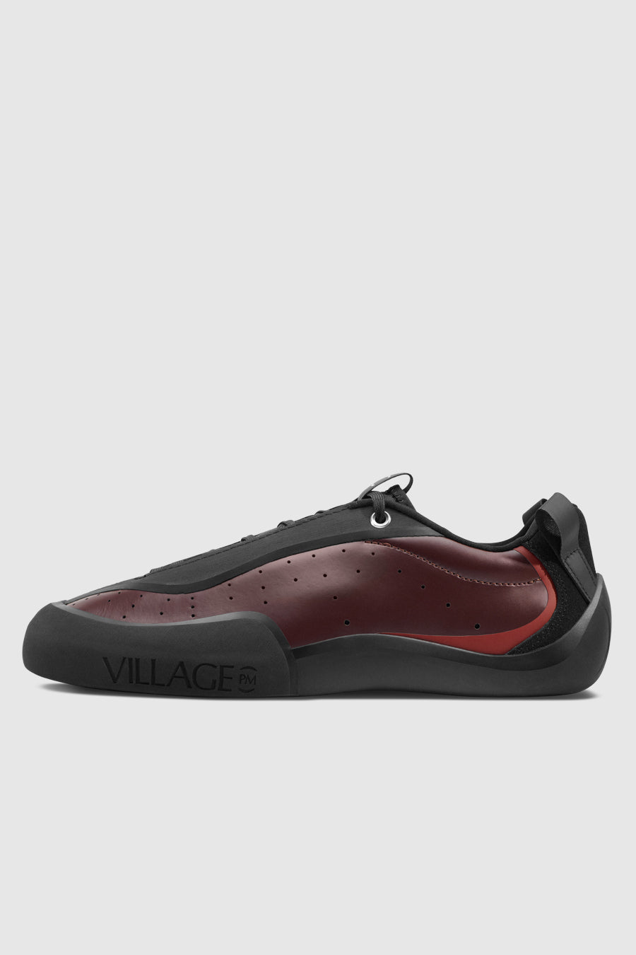 Village PM 2 PM Sneaker in Maroon/Natural Black - Notre