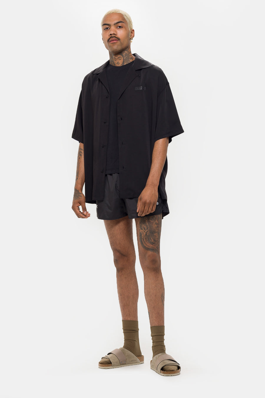 032C No More Tears Swim Short in Black - Notre
