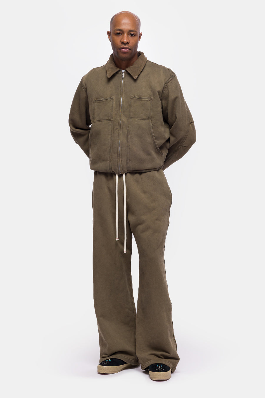 Les Tien Heavyweight Party Pant in Aloe Oil - Notre