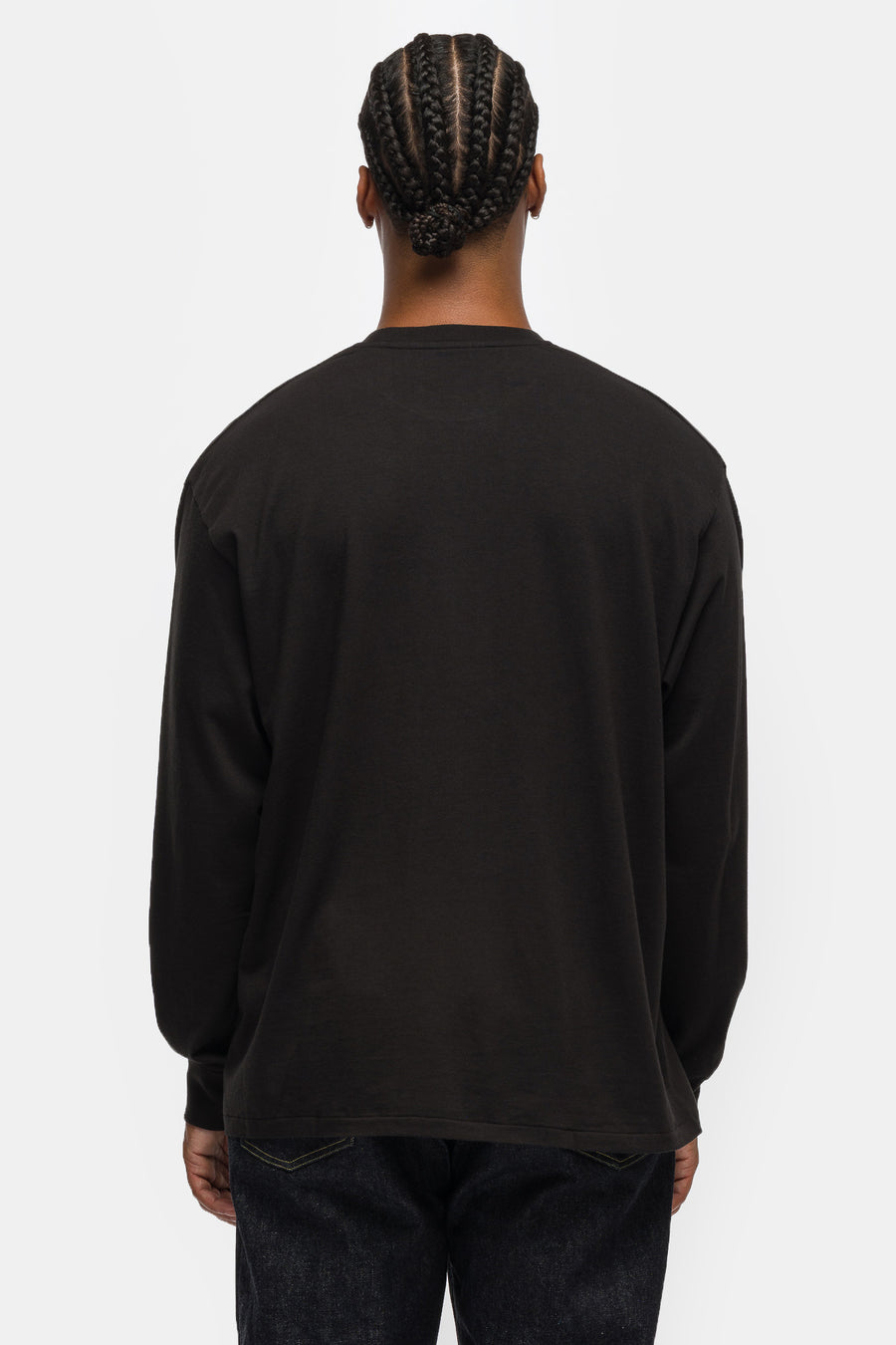 A. Presse Cashmere Blend L/S T-Shirt in Black - Notre