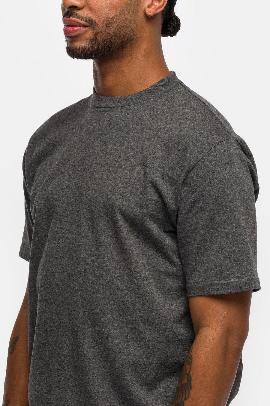 A. Presse Light Weight T-Shirt in Grey - Notre