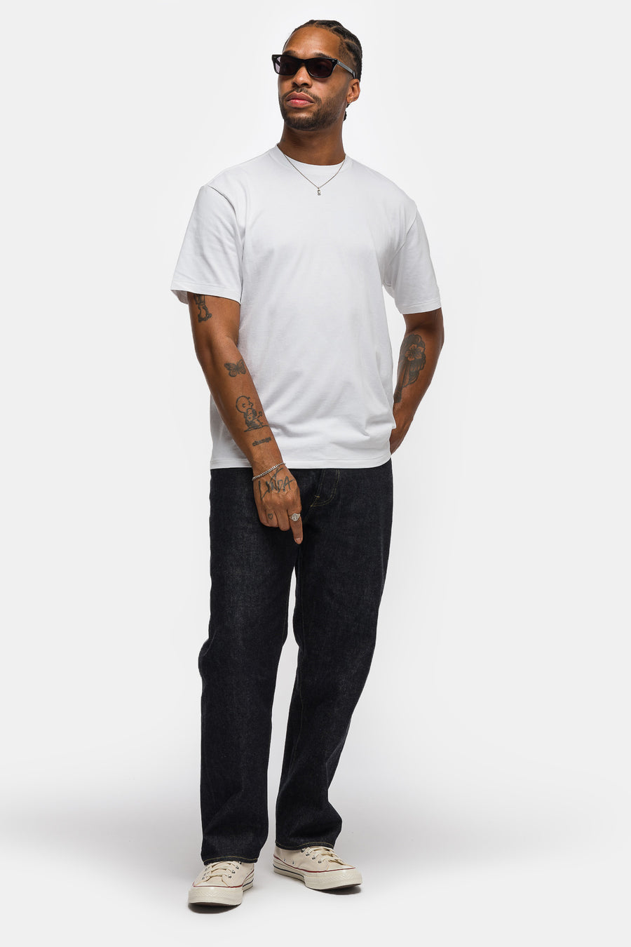 A. Presse Light Weight T-Shirt in White - Notre