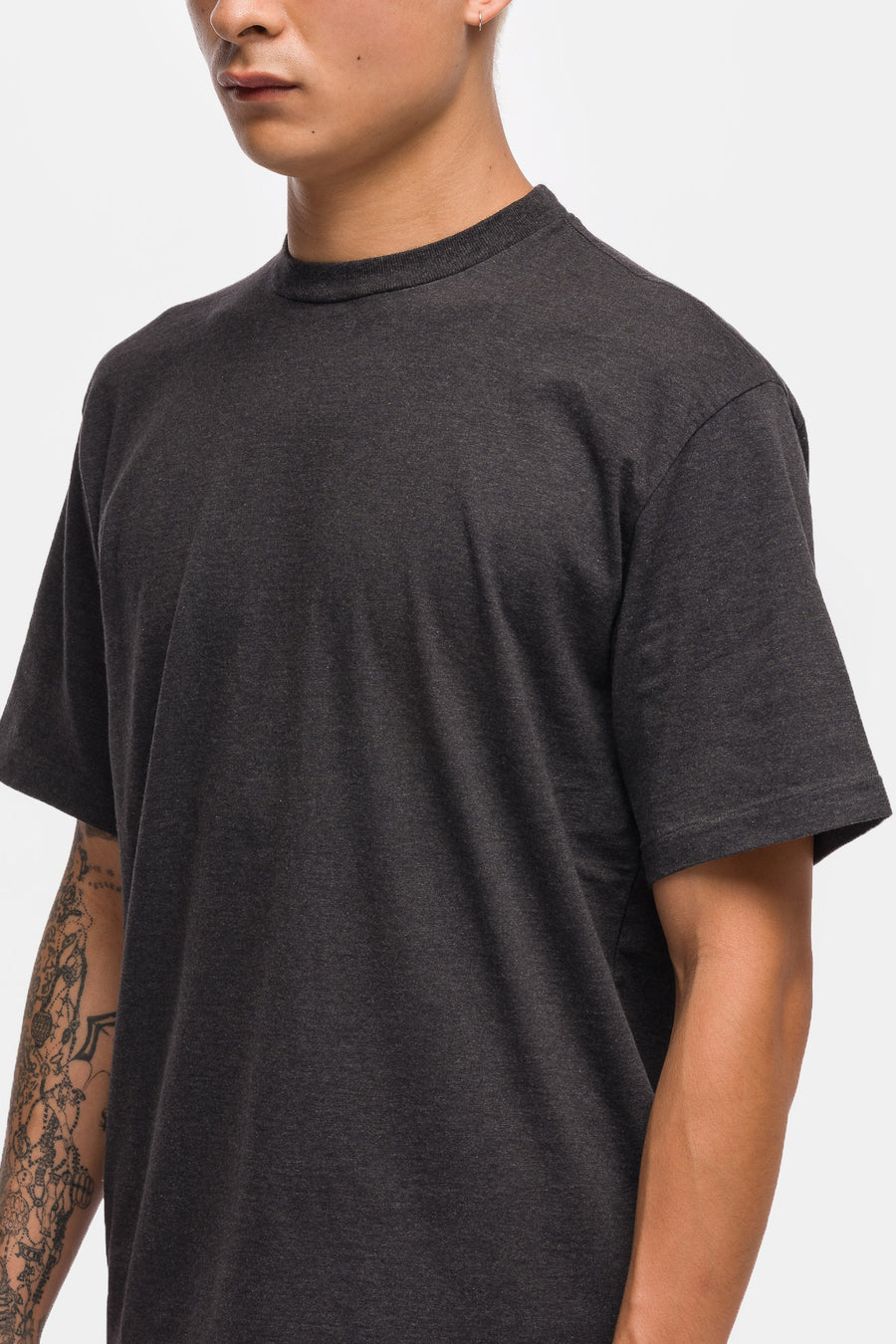 A. Presse Light Weight T-Shirt in Medium Gray - Notre