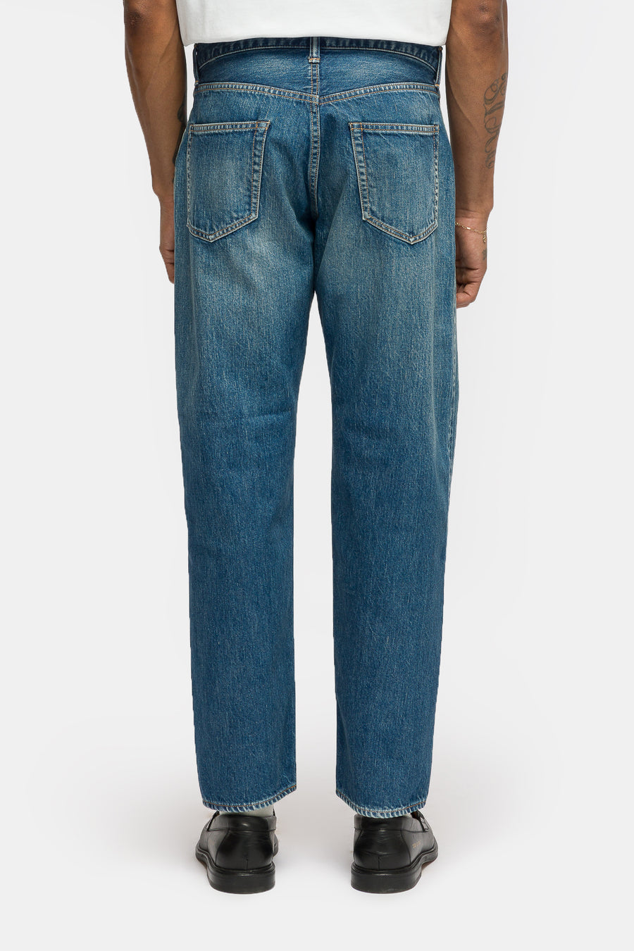 A. Presse Washed Denim Pants E in Bleach - Notre