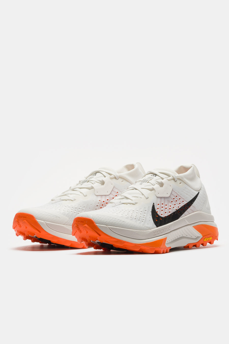 Nike ACG Zegama Sneaker in Summit White/Black/Phantom/Safety Orange - Notre