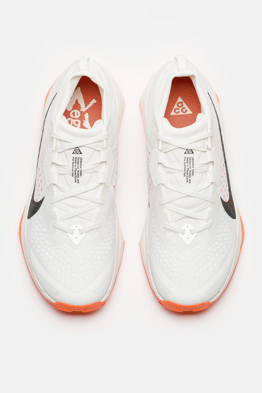 Nike ACG Zegama Sneaker in Summit White/Black/Phantom/Safety Orange - Notre