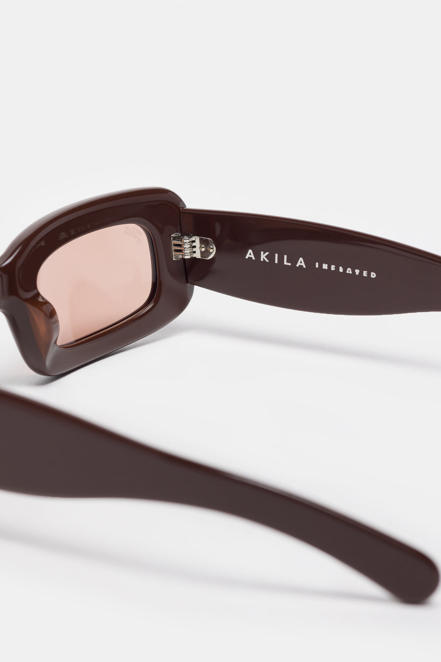 Akila Verve Inflated Sunglasses in Brown/Brown - Notre