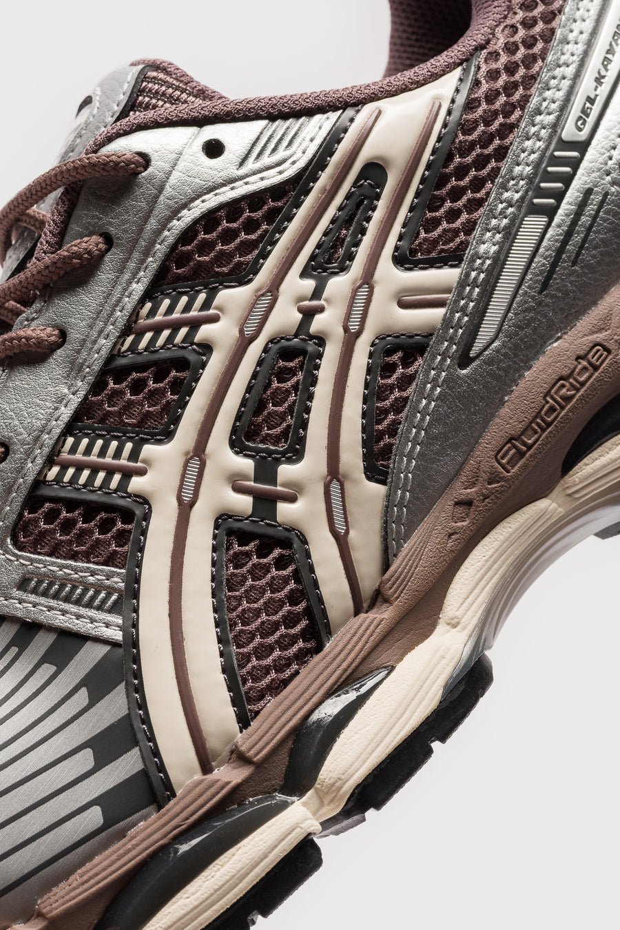 Gel Kayano 12.1 Sneaker in Cocoa Powder/Cream