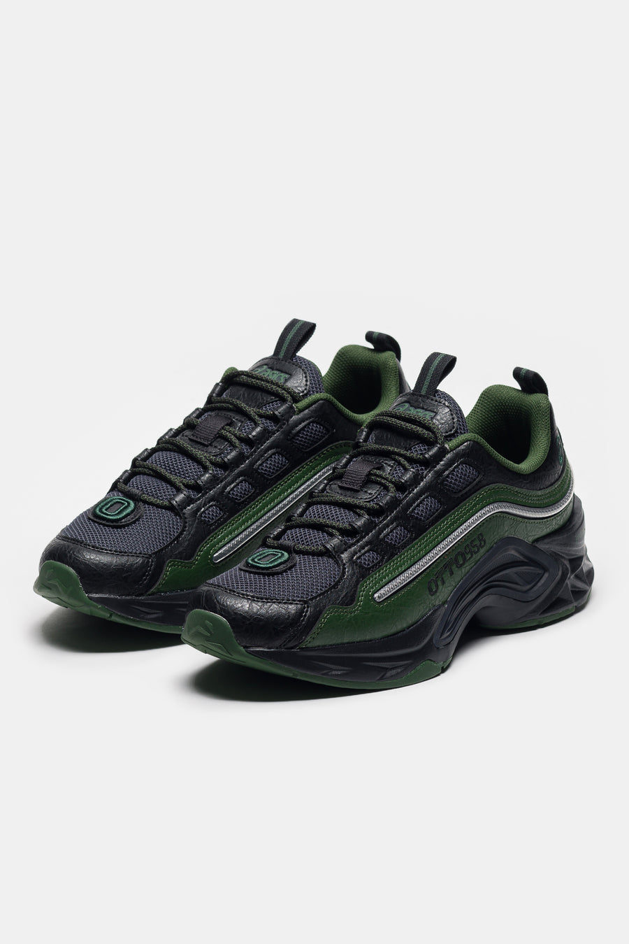 ASICS Otto 958 Protoblast-CMLVIII Sneaker in Graphite Grey/Forest - Notre
