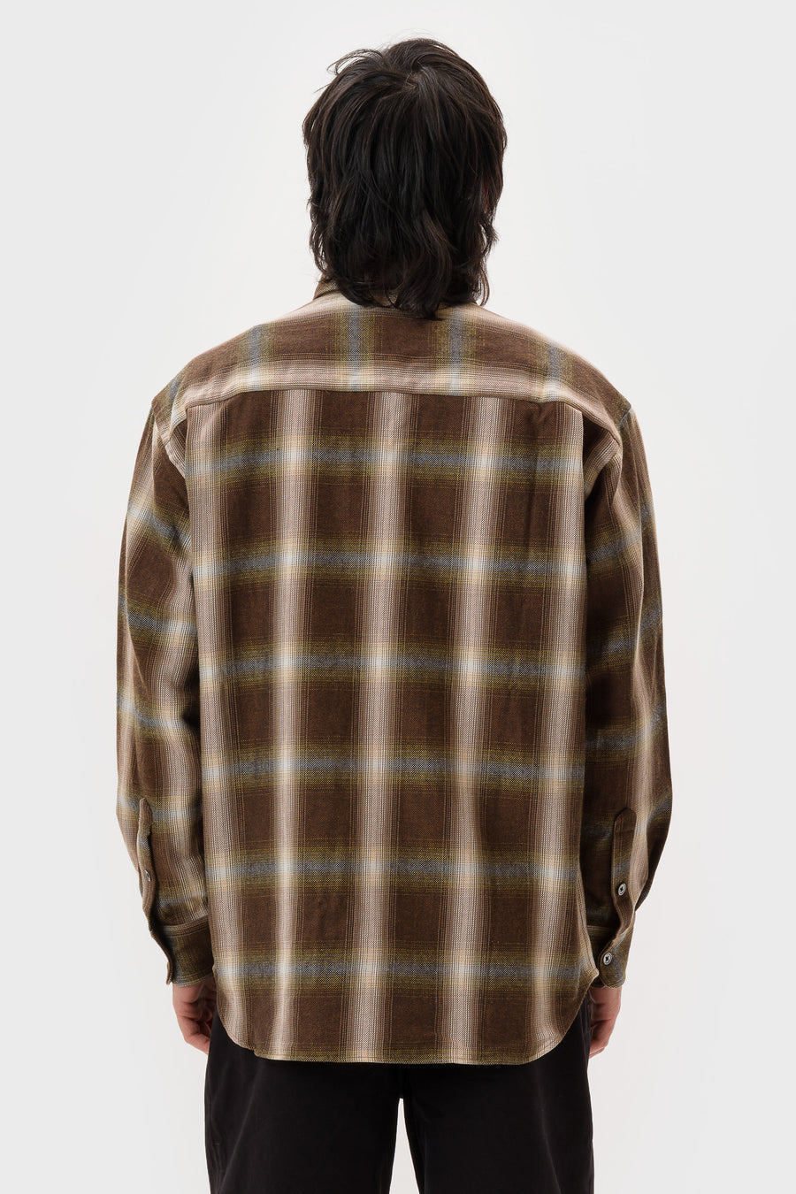 Aaron Levine Flannel Shirt in Cedar - Notre