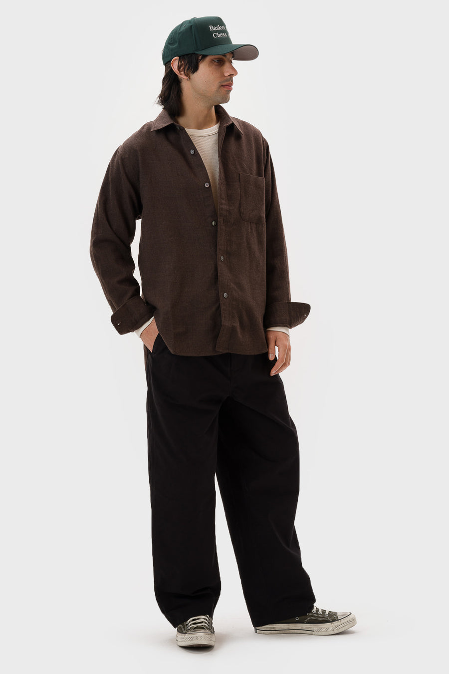 Aaron Levine Longsleeve Thermal in Cream - Notre
