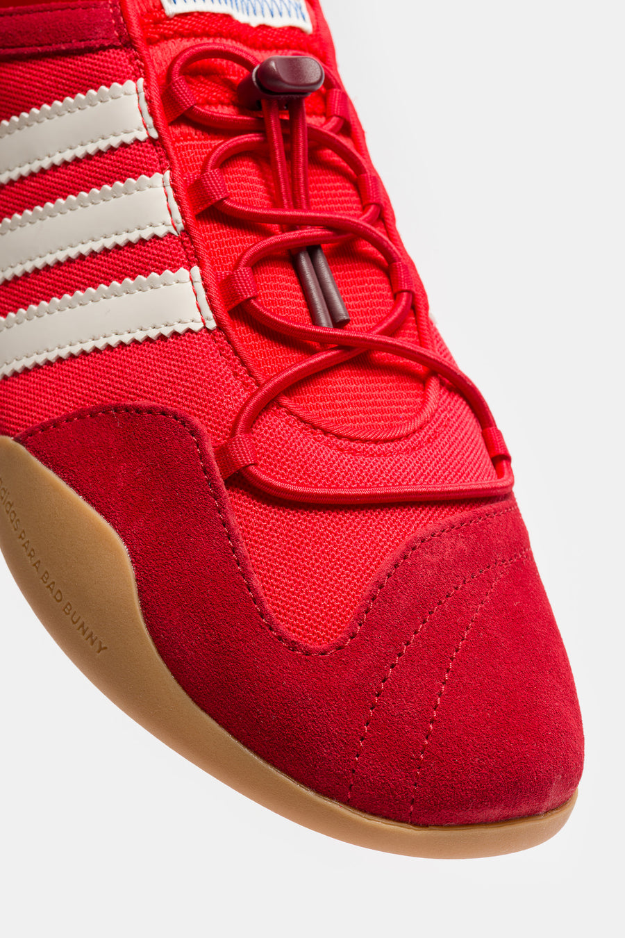 adidas Bad Bunny Ballerina Sneaker in Vivid Red/Chalk White/Power Red - Notre