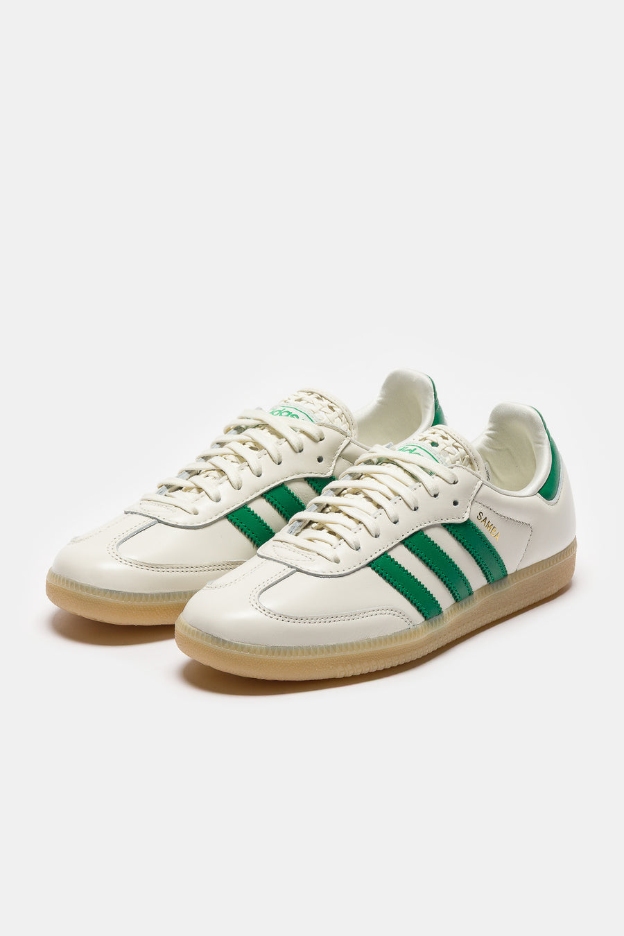 adidas Samba OG Sneaker in White/Green - Notre