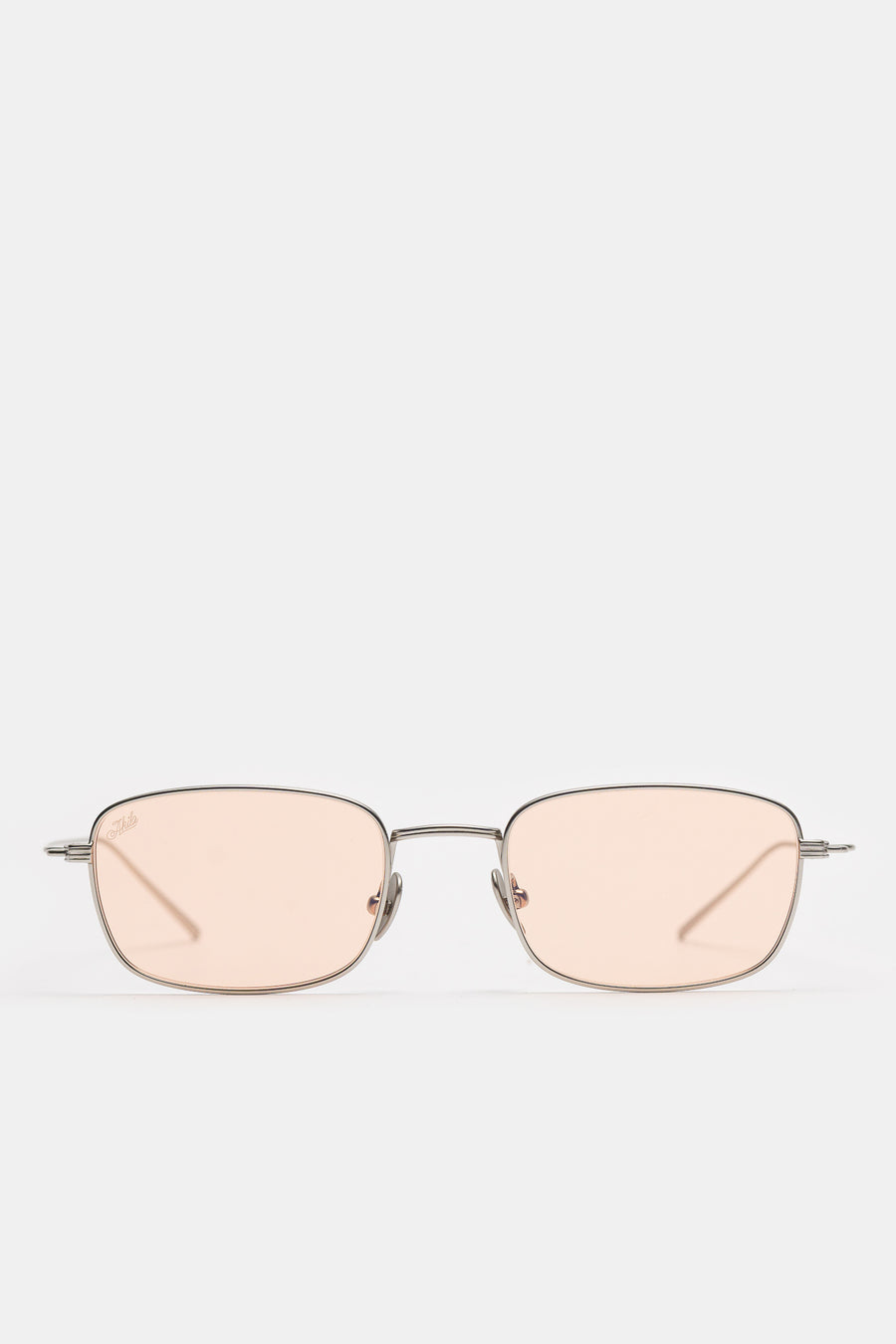 Akila Grace Sunglasses in Matte Silver/Apricot - Notre