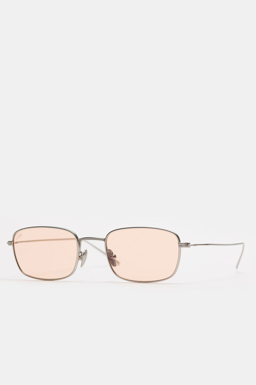 Akila Grace Sunglasses in Matte Silver/Apricot - Notre