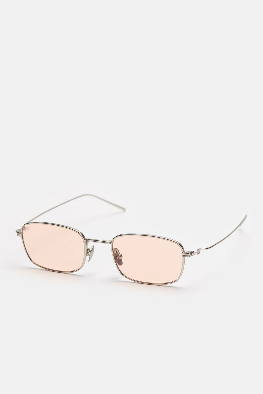 Akila Grace Sunglasses in Matte Silver/Apricot - Notre