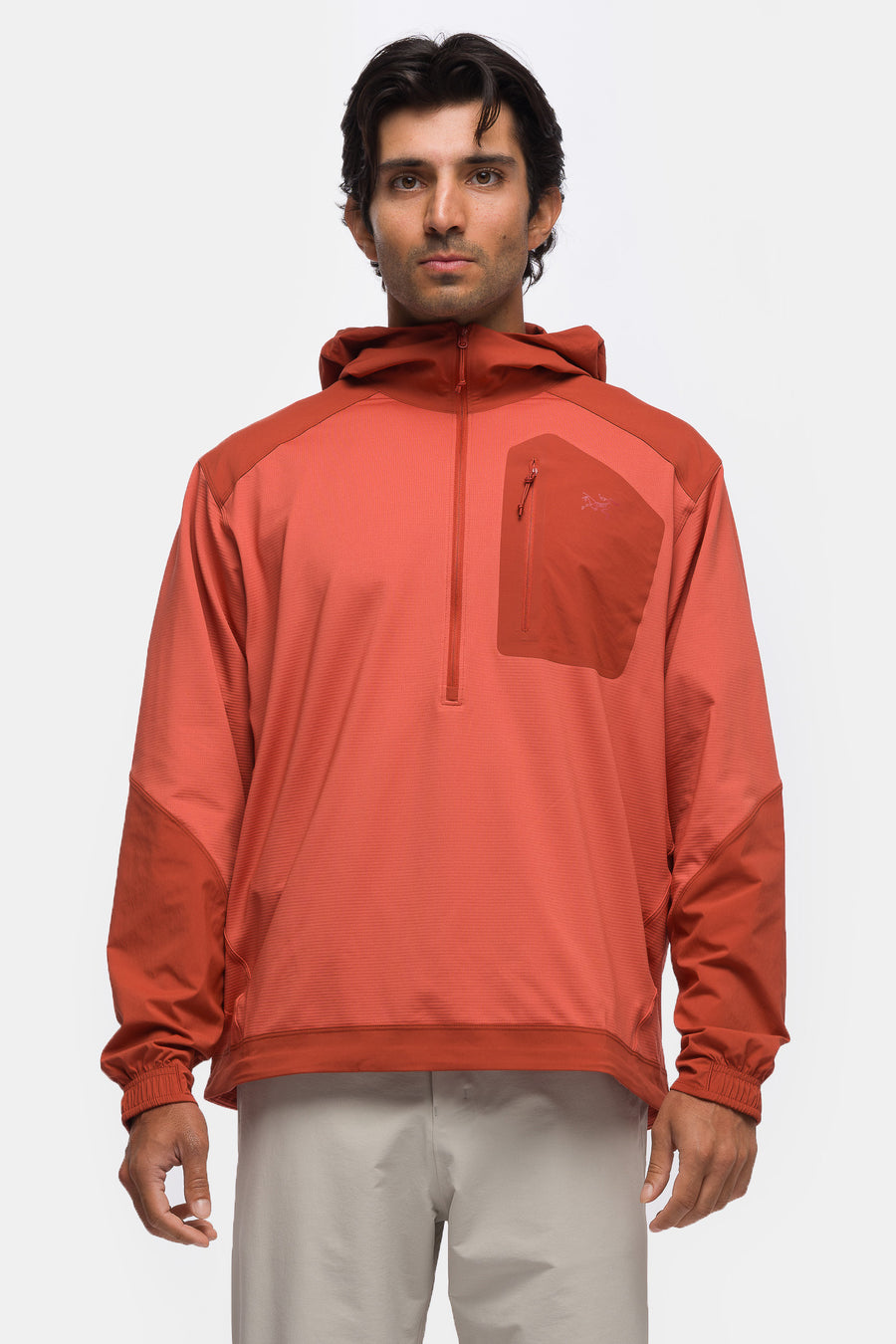 Arc'teryx Konseal SL Pullover Hoody in Stone Red/Dark Stone - Notre