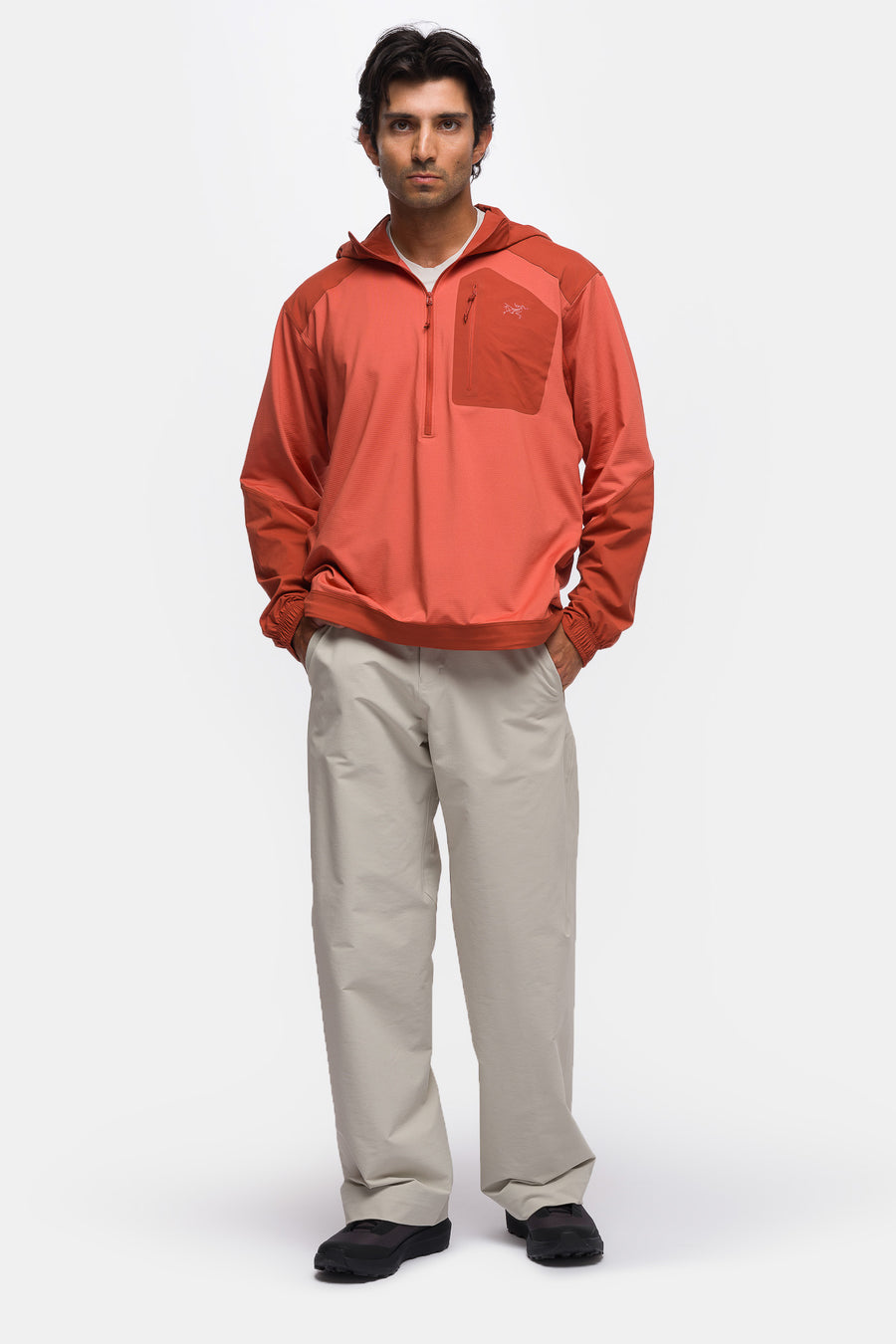 Arc'teryx Konseal SL Pullover Hoody in Stone Red/Dark Stone - Notre