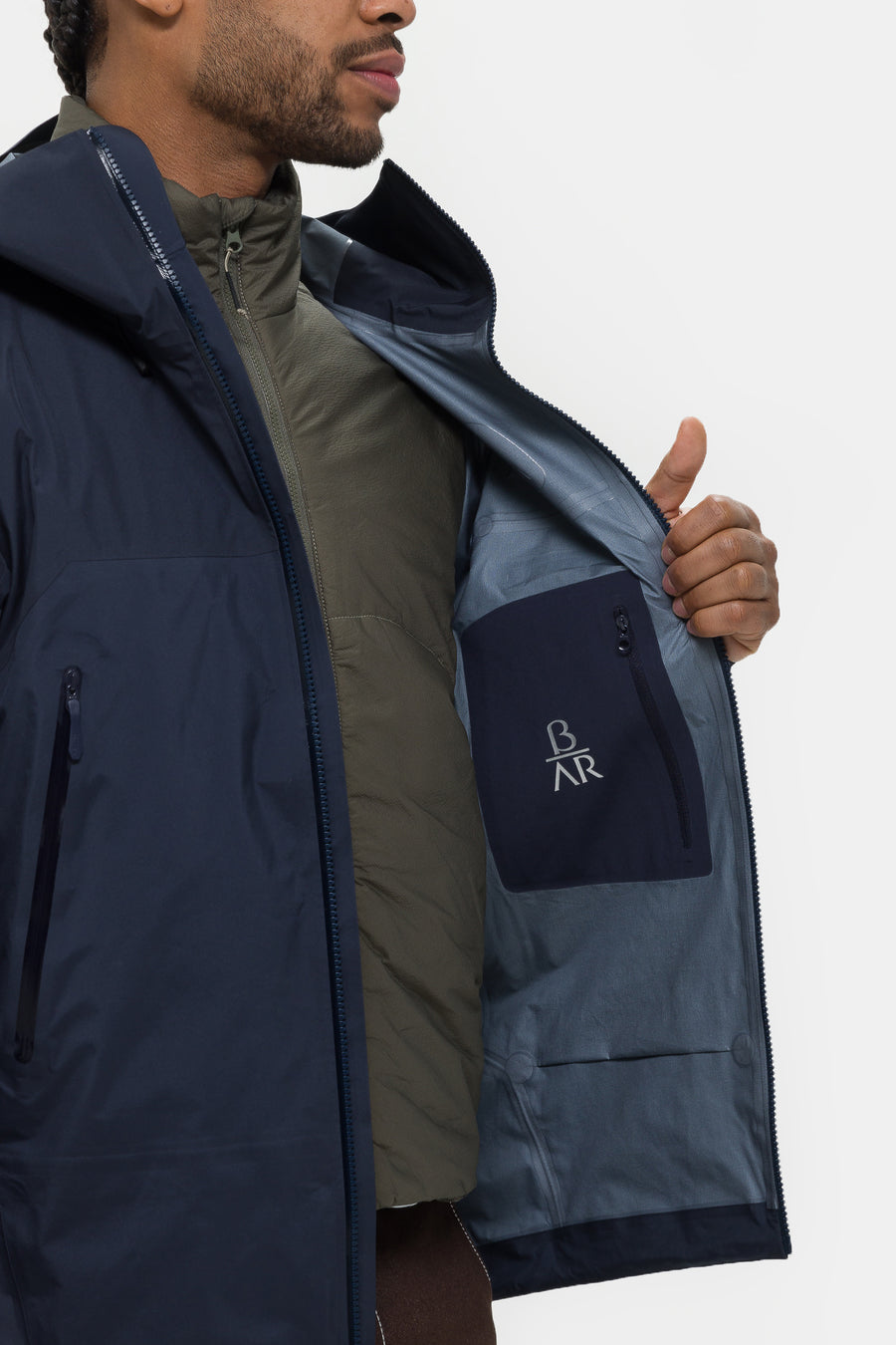 Arc'teryx Beta AR Stormhood Jacket in Black Sapphire - Notre