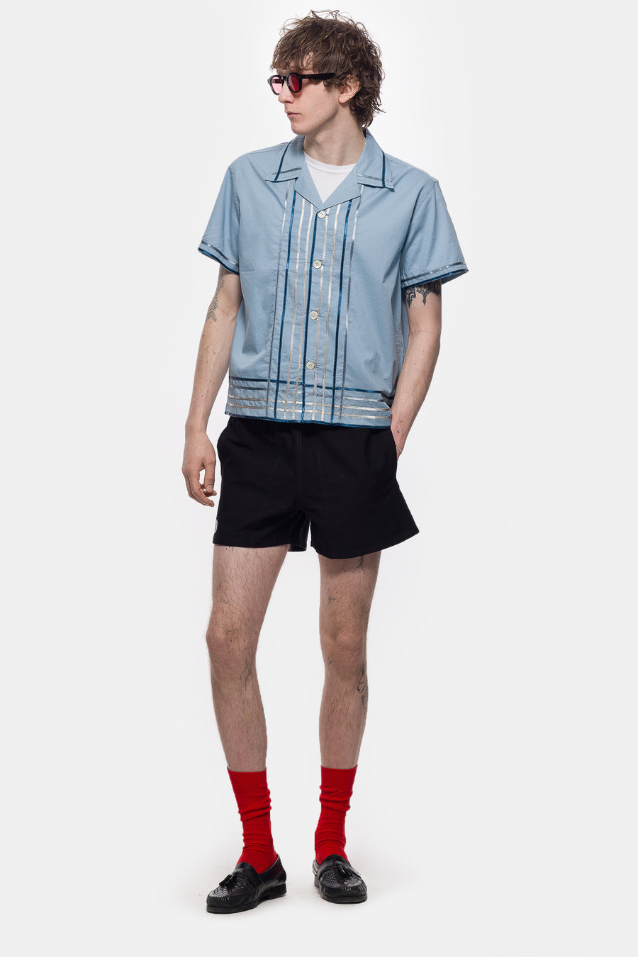 Bode Field Short in Black - Notre