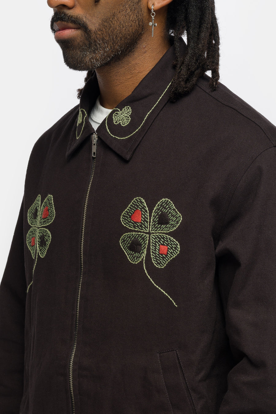 Bode Lucky Draw Jacket in Black - Notre