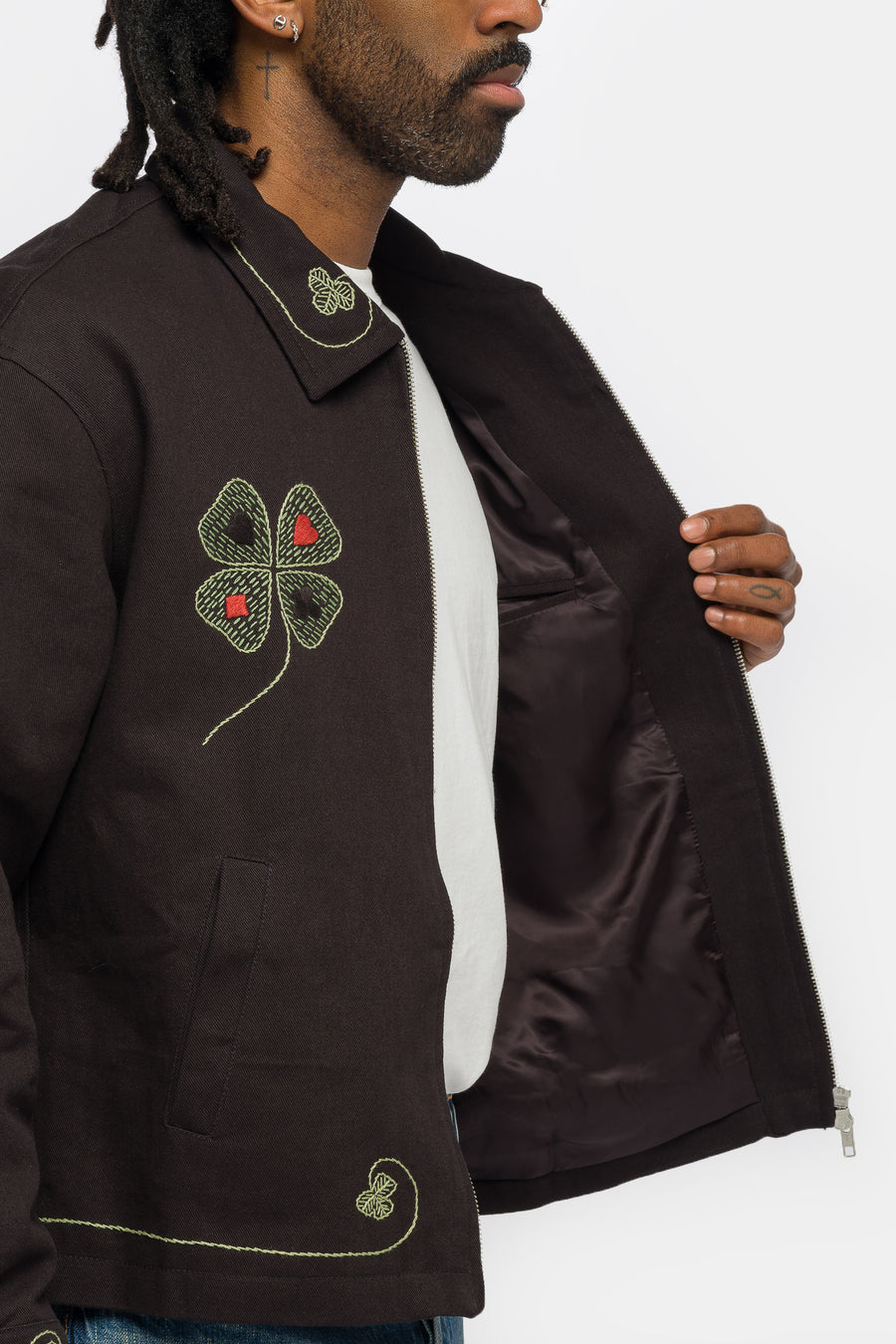 Bode Lucky Draw Jacket in Black - Notre