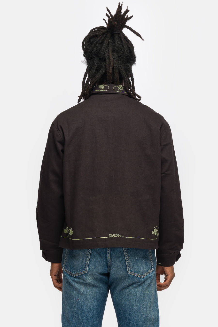 Bode Lucky Draw Jacket in Black - Notre