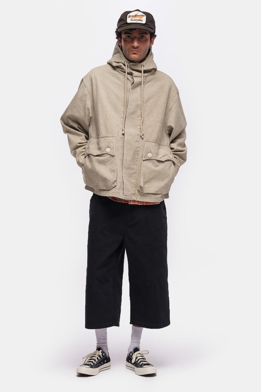Bare Knuckles Ashby Shell Jacket in Fog Beige - Notre