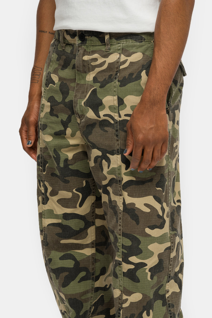 Bare Knuckles Baker Ripstop Pant in Star Camo - Notre