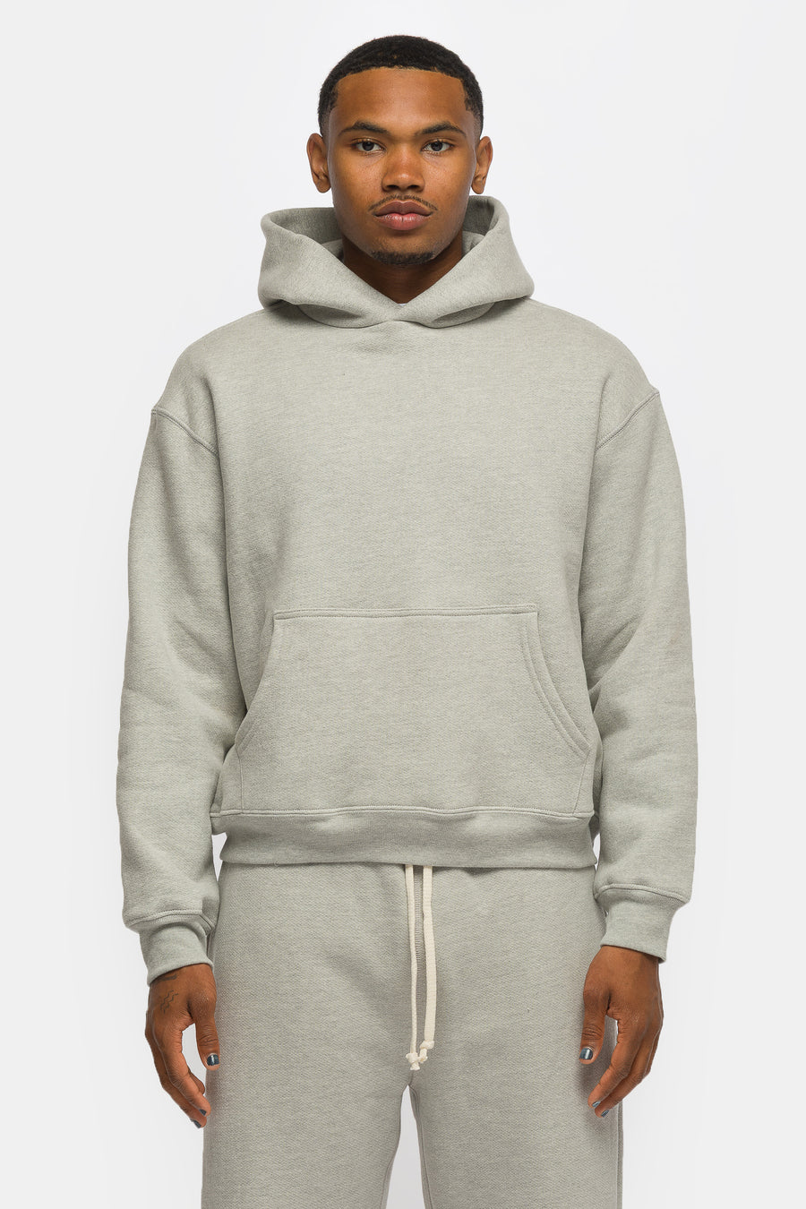 Bare Knuckles Basics Hoodie in Heather Grey - Notre
