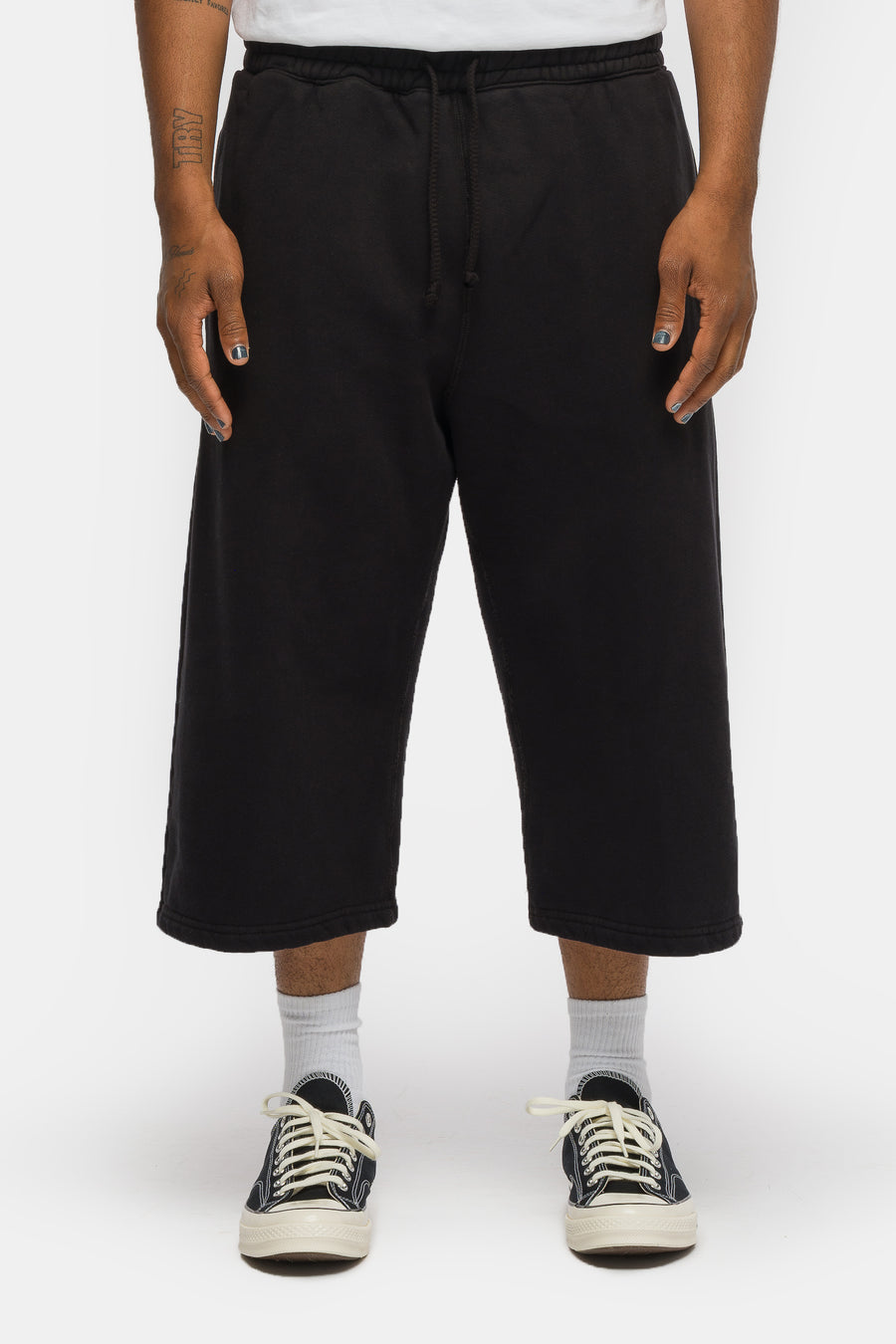 Bare Knuckles Basics Sweatshort in Aged Black - Notre