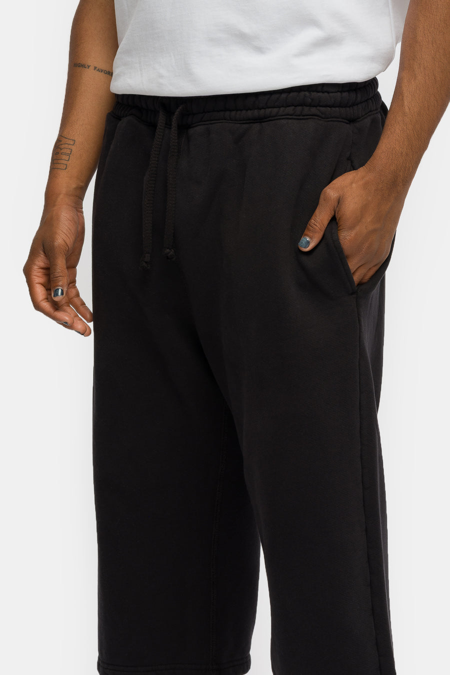 Bare Knuckles Basics Sweatshort in Aged Black - Notre