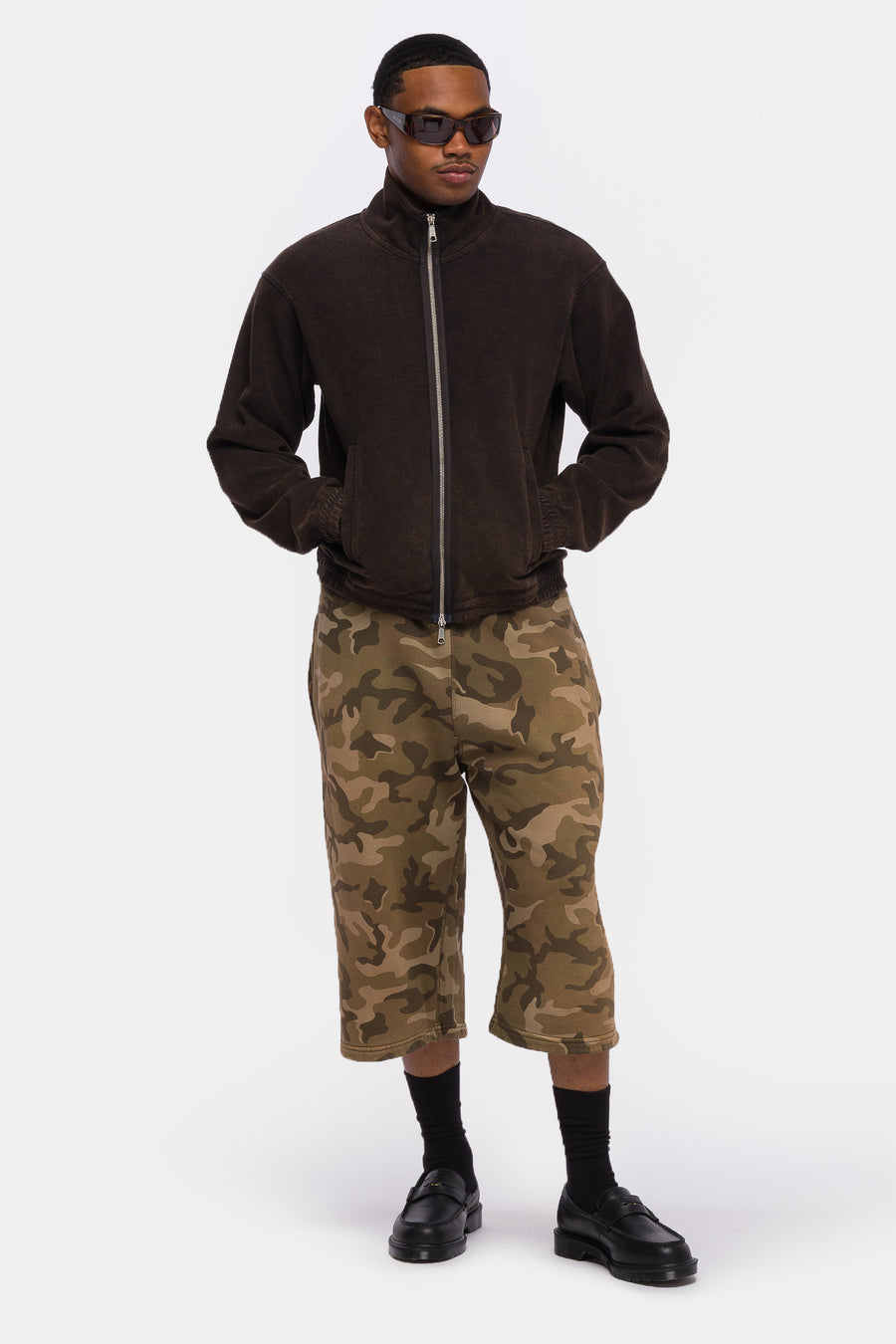 Bare Knuckles Basics Sweatshort in Star Camo - Notre