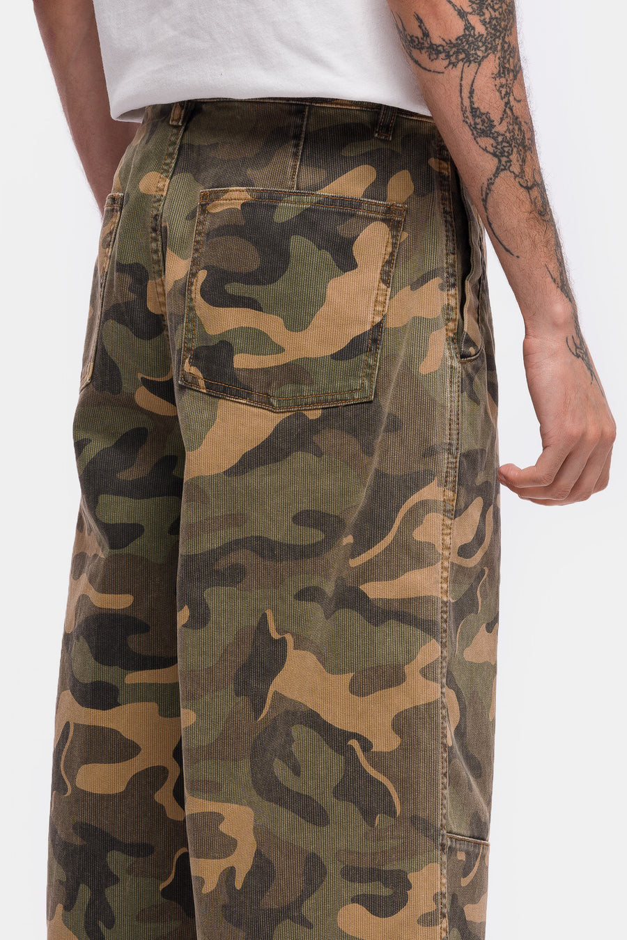 Bare Knuckles Bedford Cord Short in Star Camo - Notre
