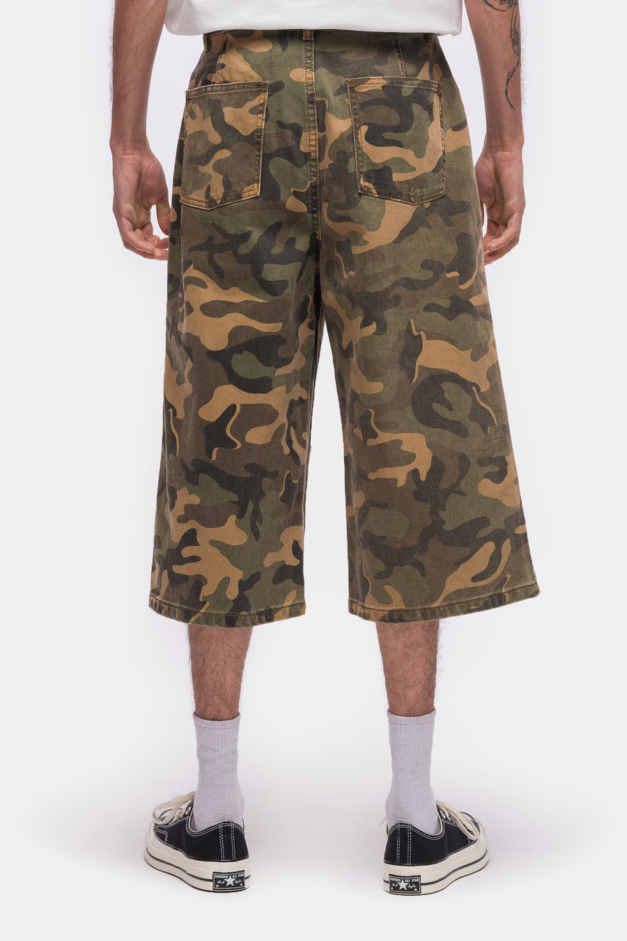 Bare Knuckles Bedford Cord Short in Star Camo - Notre