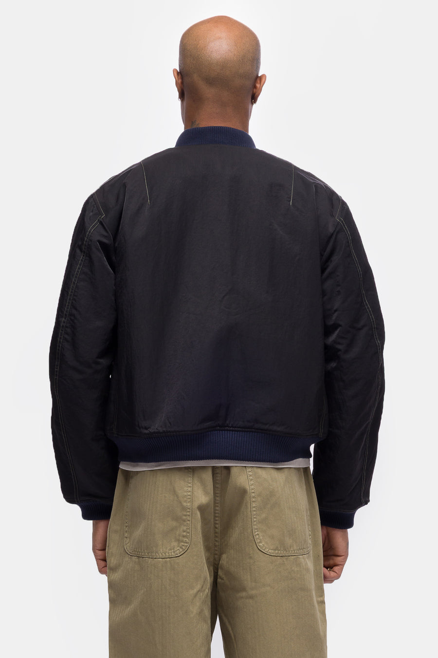 Bare Knuckles Breach Bomber Jacket in Black - Notre