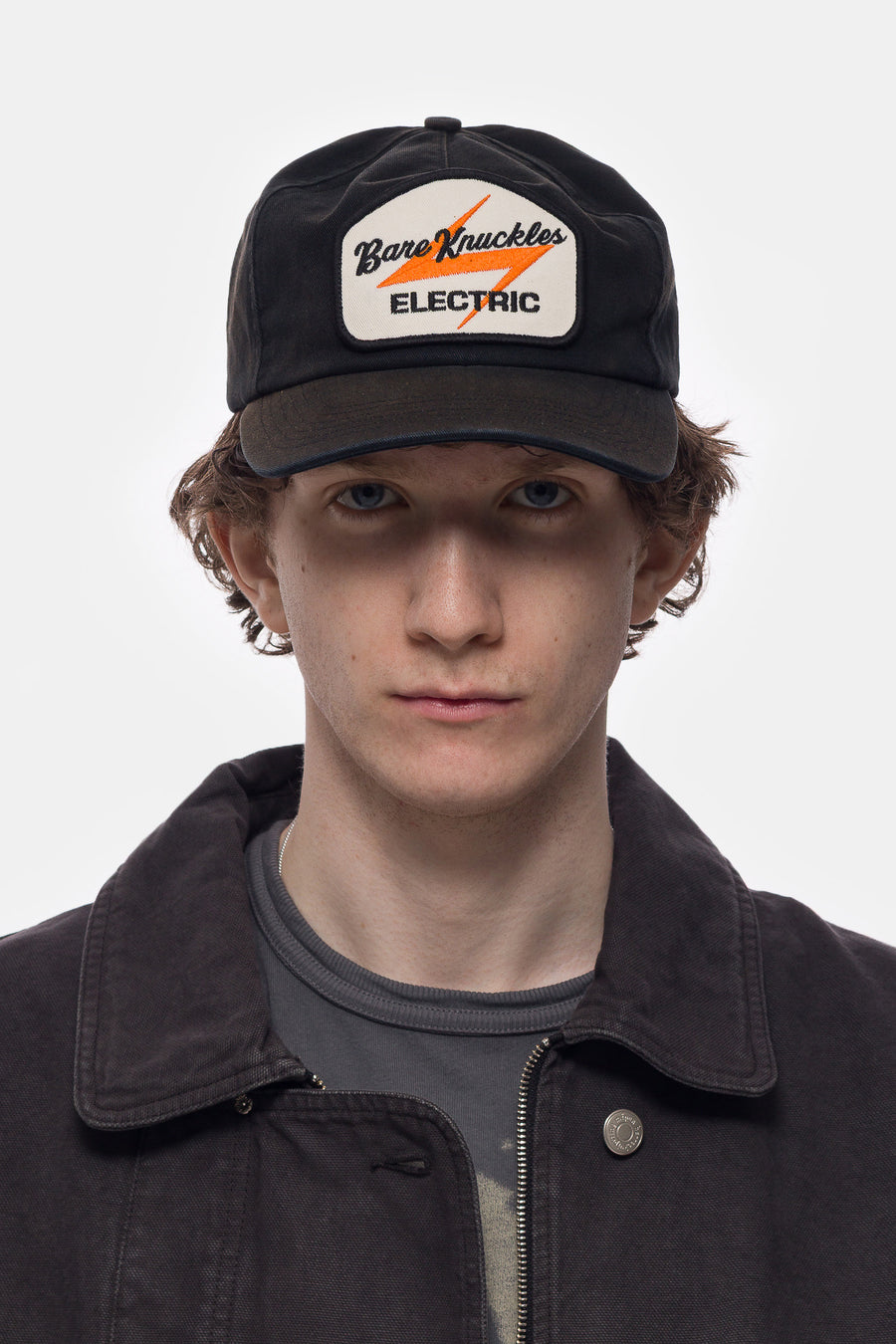 Bare Knuckles Electric Logo Hat in Black/White - Notre