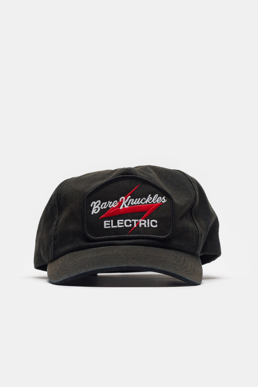 Bare Knuckles Electric Logo Hat in Black/Red - Notre