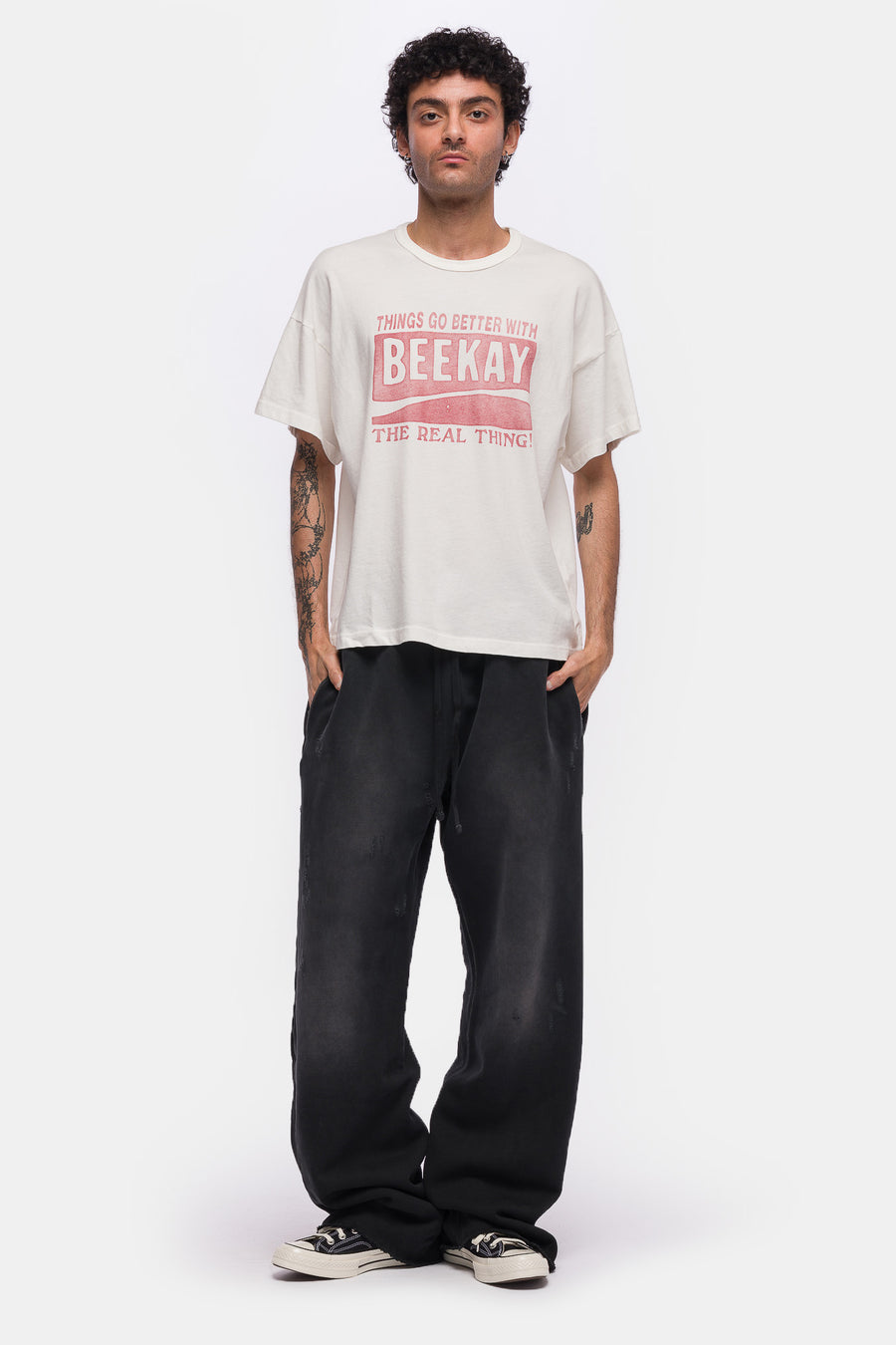 Bare Knuckles Fader Basics Sweatpant in Blank - Notre