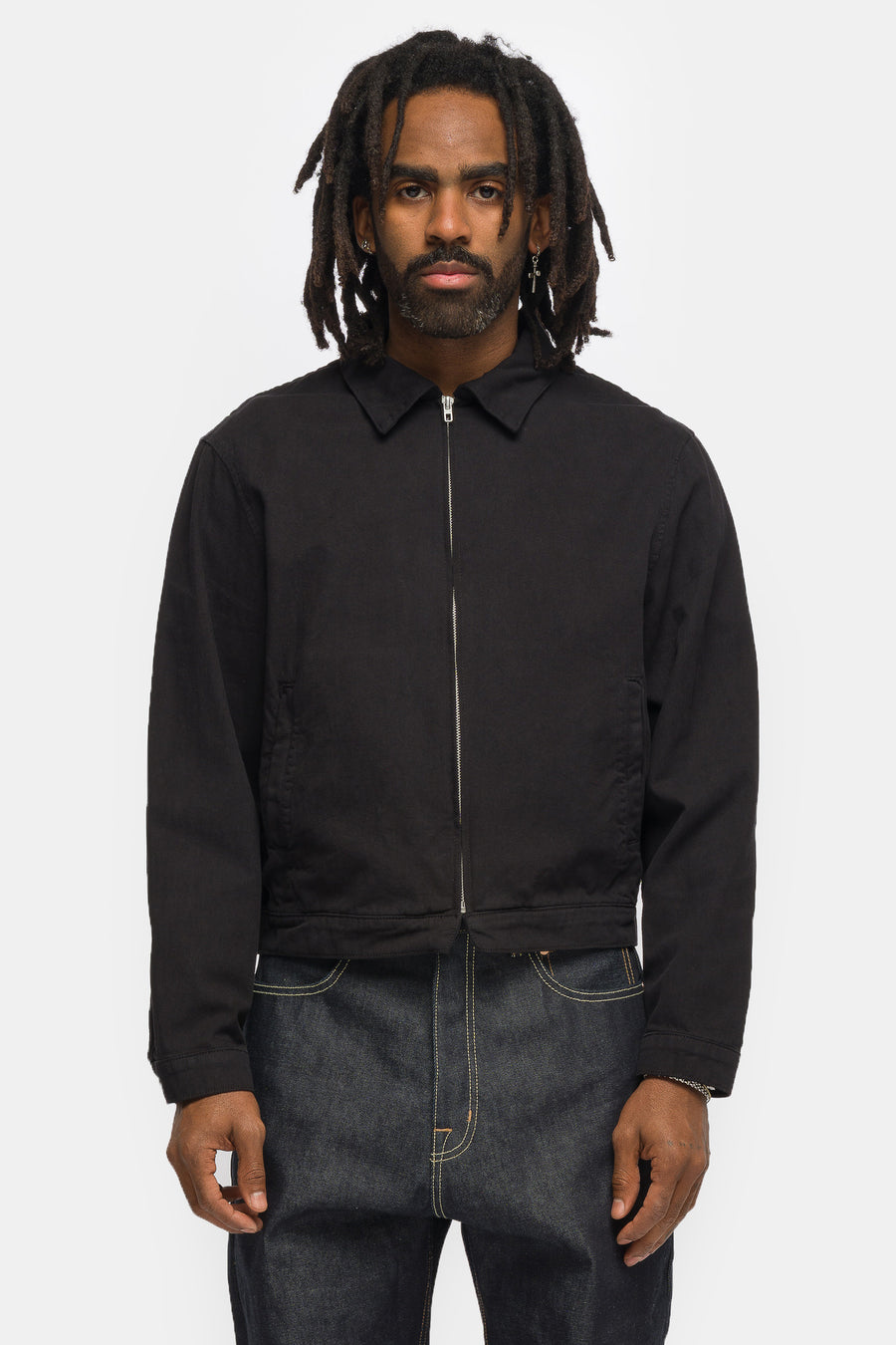 Bare Knuckles Freddy Cotton Blouson in Black - Notre