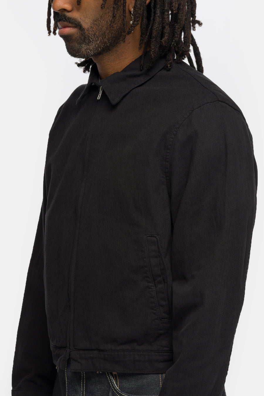 Bare Knuckles Freddy Cotton Blouson in Black - Notre