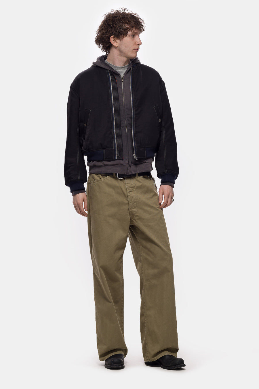 Bare Knuckles HBT Service Pant in Washed Olive - Notre