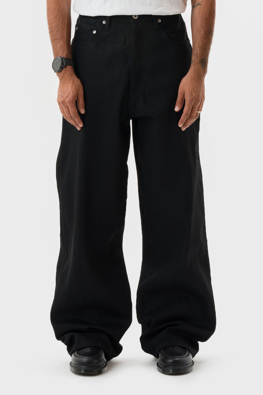 Bare Knuckles Marlo Baggy Jean in Midnight Selvedge - Notre