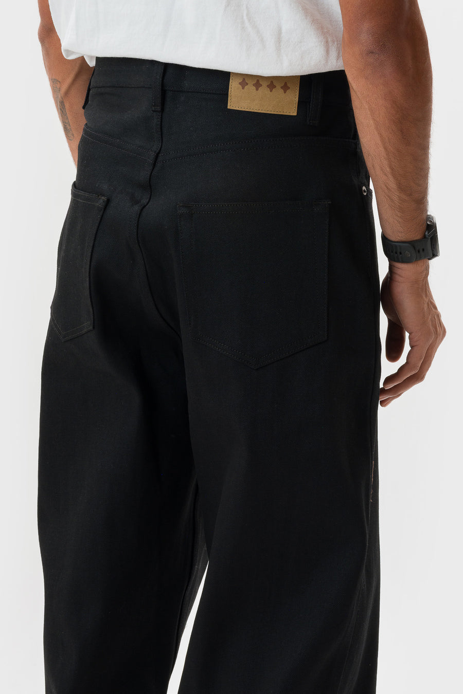 Bare Knuckles Marlo Baggy Jean in Midnight Selvedge - Notre
