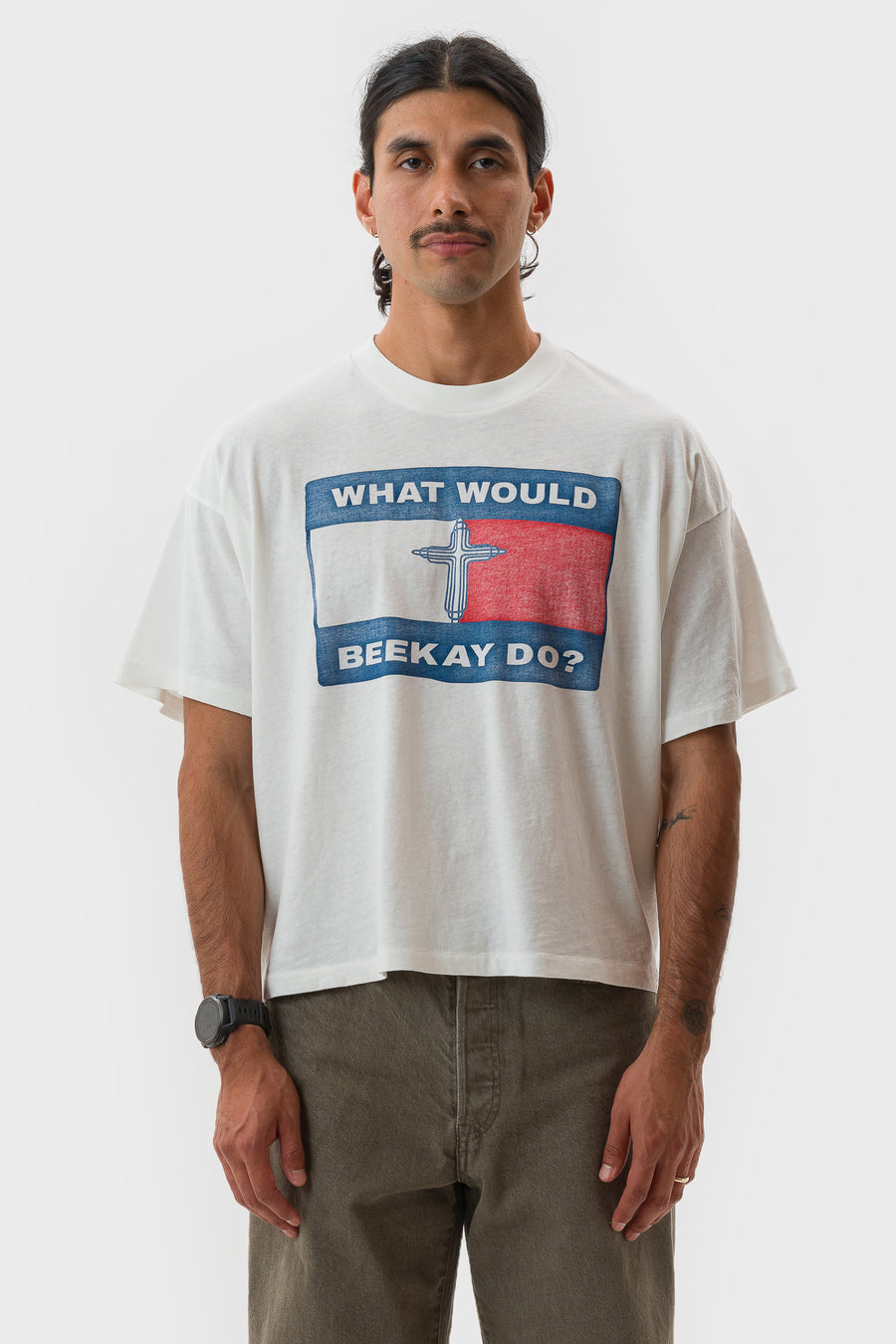 Bare Knuckles WWBKD Kelley T-Shirt in Rinse White - Notre