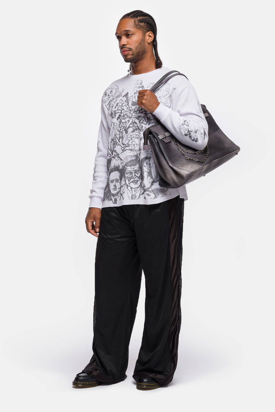 Basketcase Gallery Band1 Lounge Pant in Black - Notre