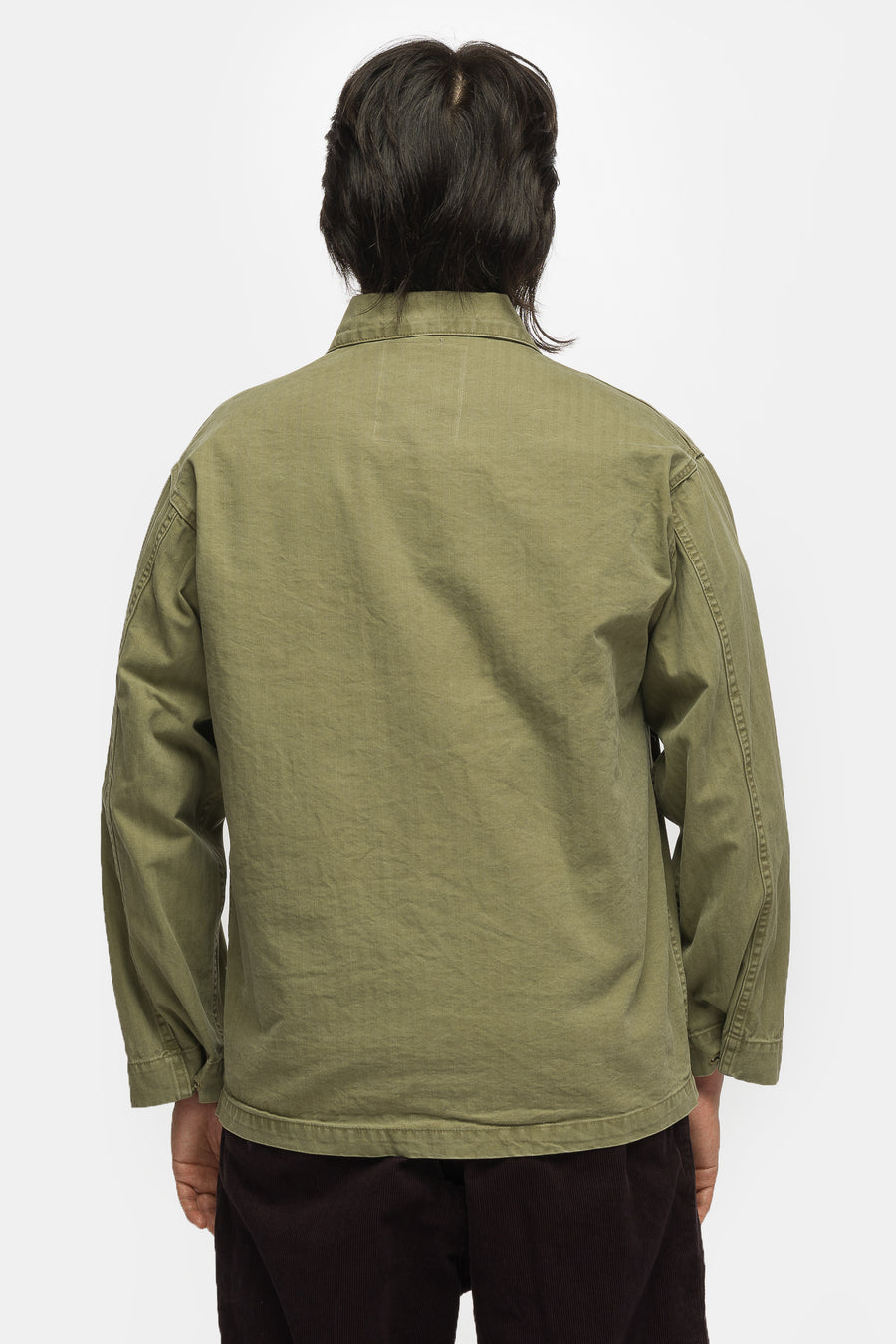 Basketcase Gallery Beatnik V2 Button Up Shirt in Military Green - Notre