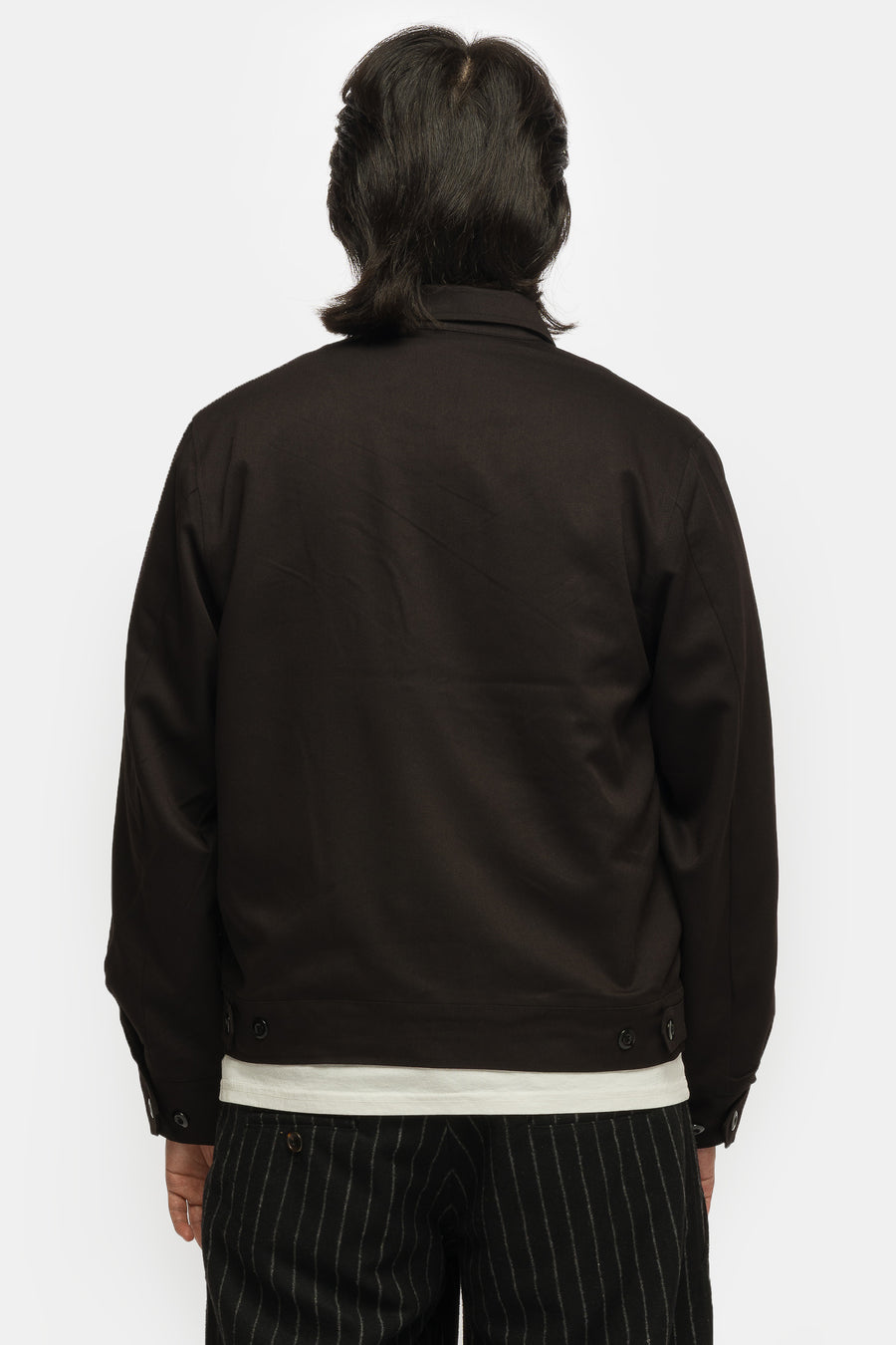 Basketcase Gallery Big Mac Silk Lined Jacket in Jet Black - Notre